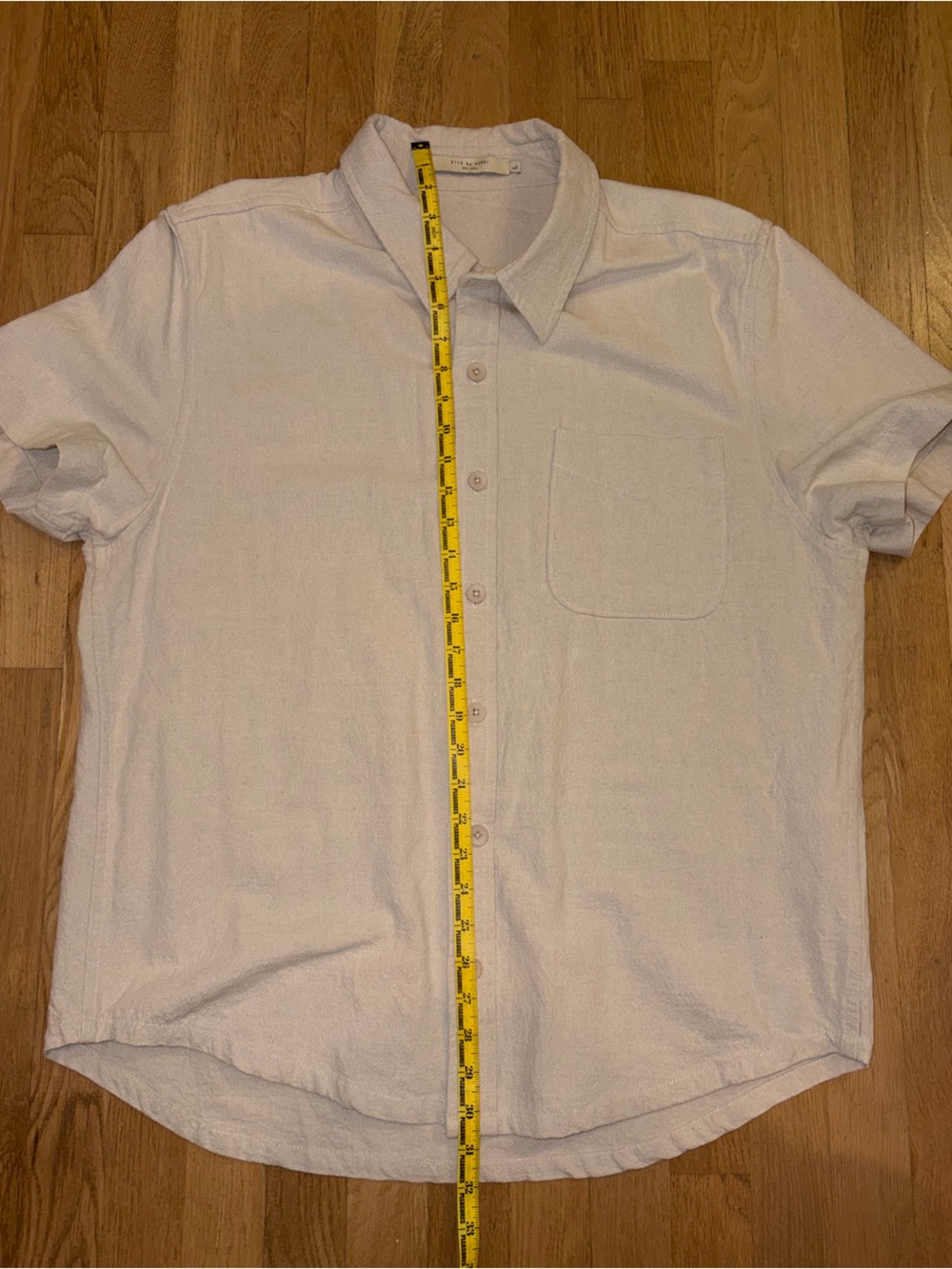 Oversized linen blend button down - Picture 4 of 7
